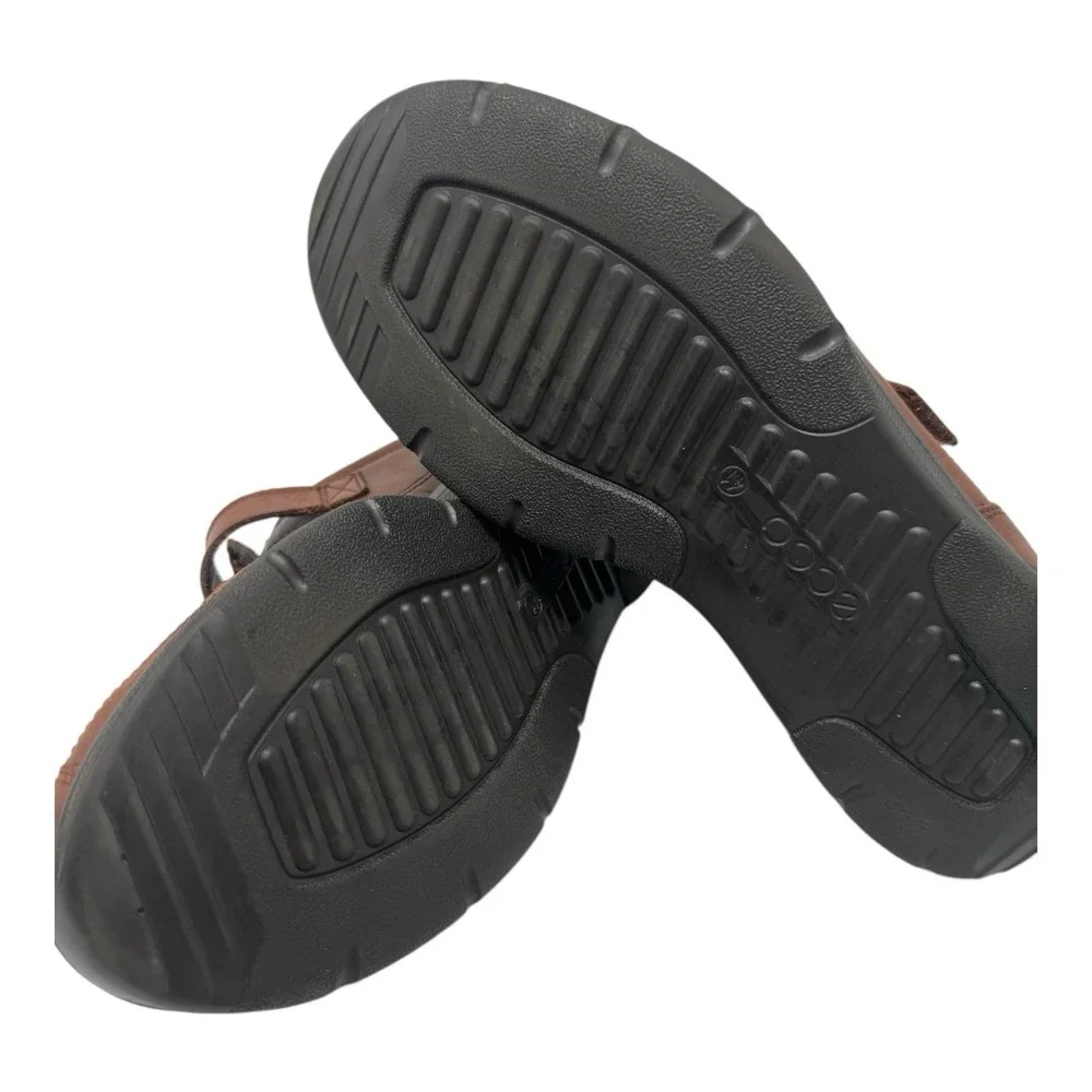 ECCO Irving Comfort Fisherman Sandals Classic Brown Leather Dadcore Retro‎ 8-41